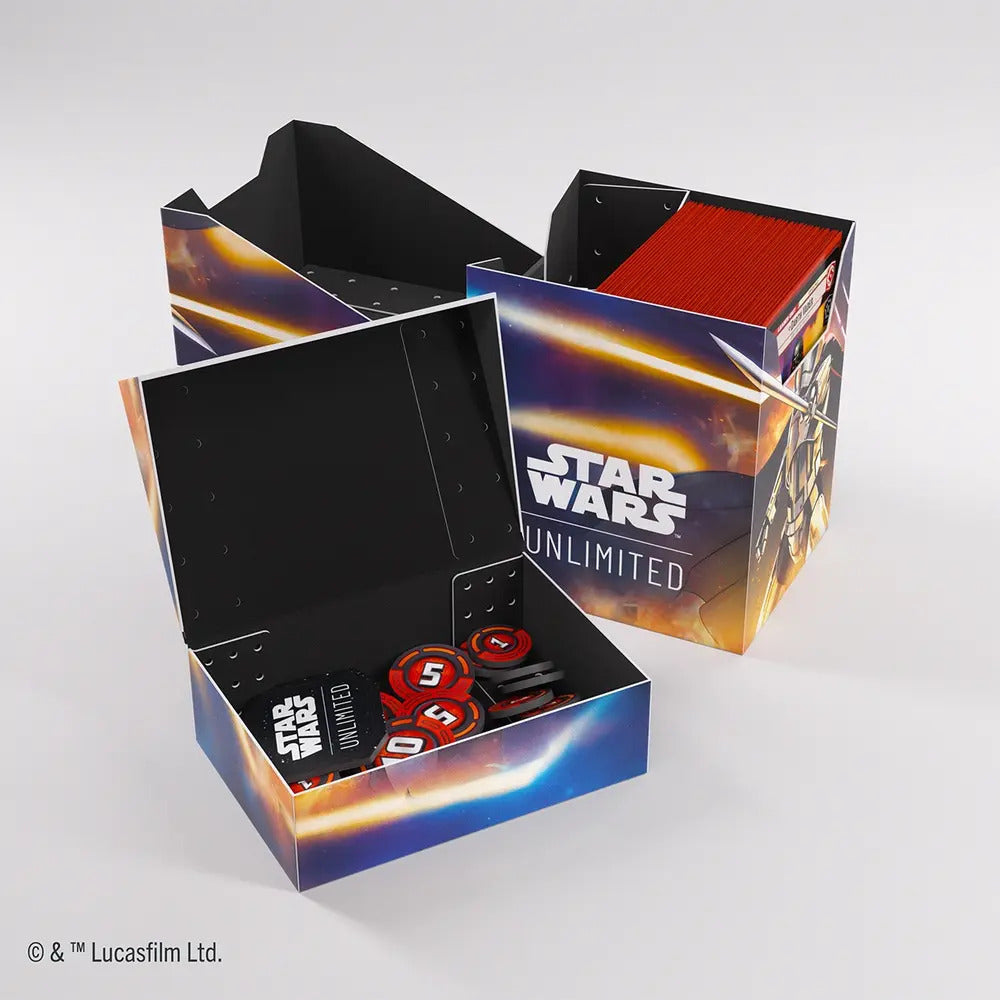 Star Wars Unlimited Deck Box: Soft Crate - Captain Phasma/Stormtrooper (Holds 60+ / Gamegenic)