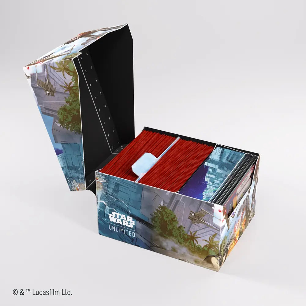 Star Wars Unlimited Deck Box: Twin Suns Soft Crate - Battle of Scarif (Holds 100+ / Gamegenic)