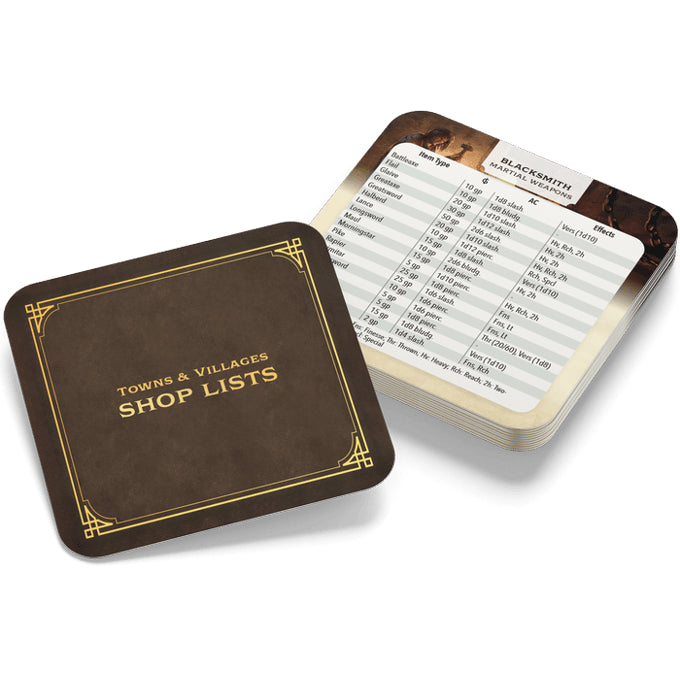 Worlds at a Glance: Shop Cards