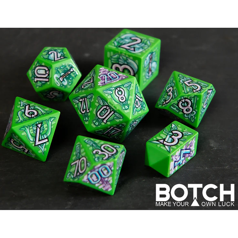 7-Die RPG Dice Set: Stealth Stash (BOTCH)