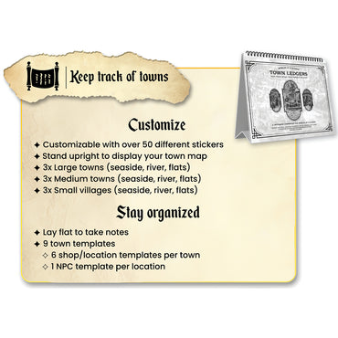 Worlds at a Glance: Customizable Sticker Maps & Notebook