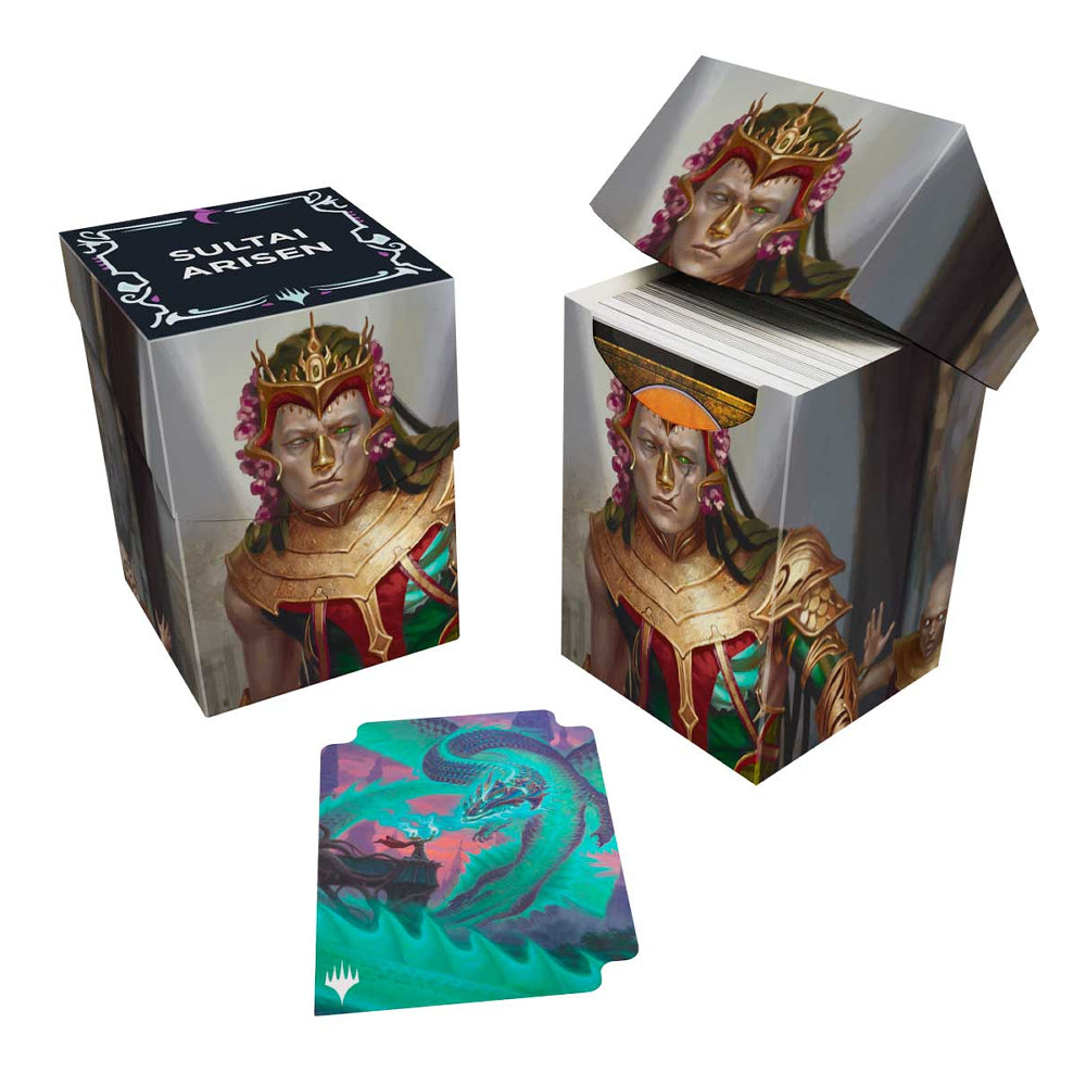 MTG Deck Box: Tarkir Dragonstorm - Sultai Arisen (Holds 100+ / Ultra PRO)