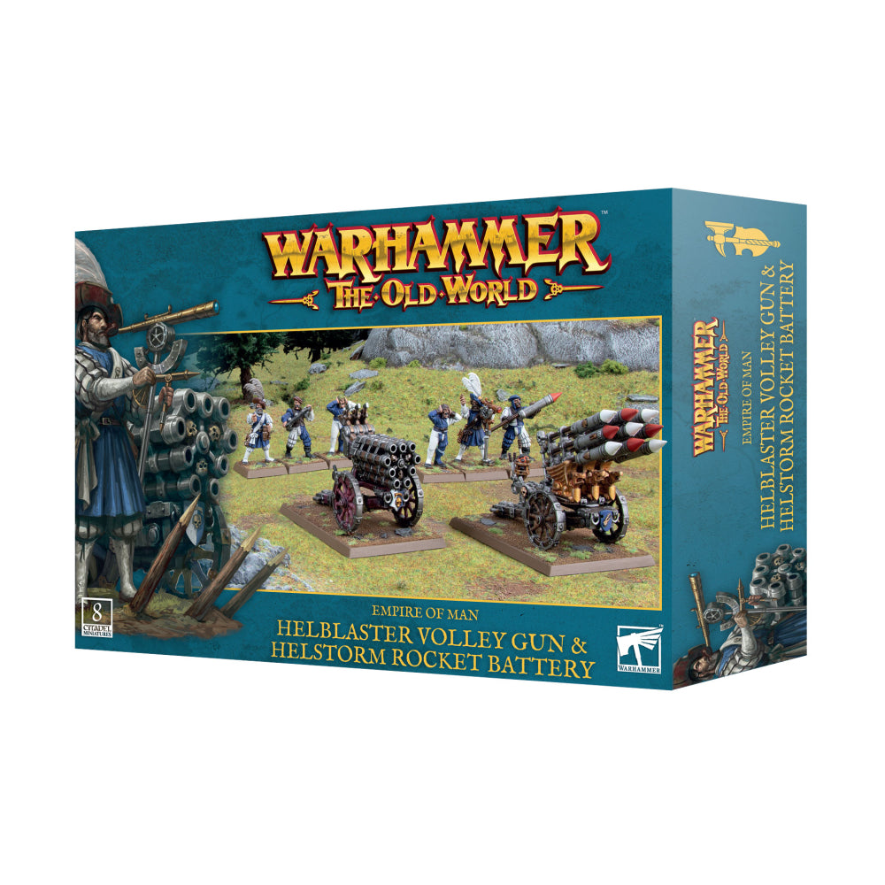 (PREORDER) Empire of Man: Helblaster Volley Gun & Helstorm Rocket Battery