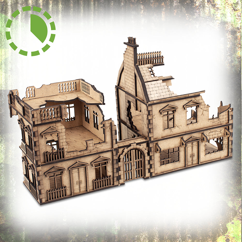 TTCombat: World at War - City Rowhouse Cafe & Terrace Destroyed