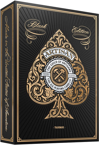 Theory 11 Playing Cards: Artisan (Black)