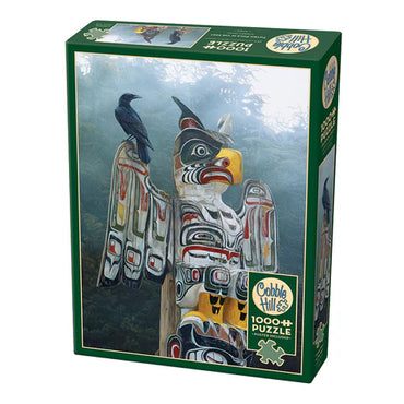 Cobble Hill Puzzles: 1000 Pieces: Totem Pole in the Mist