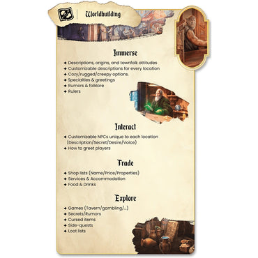 Worlds at a Glance: Towns & Villages