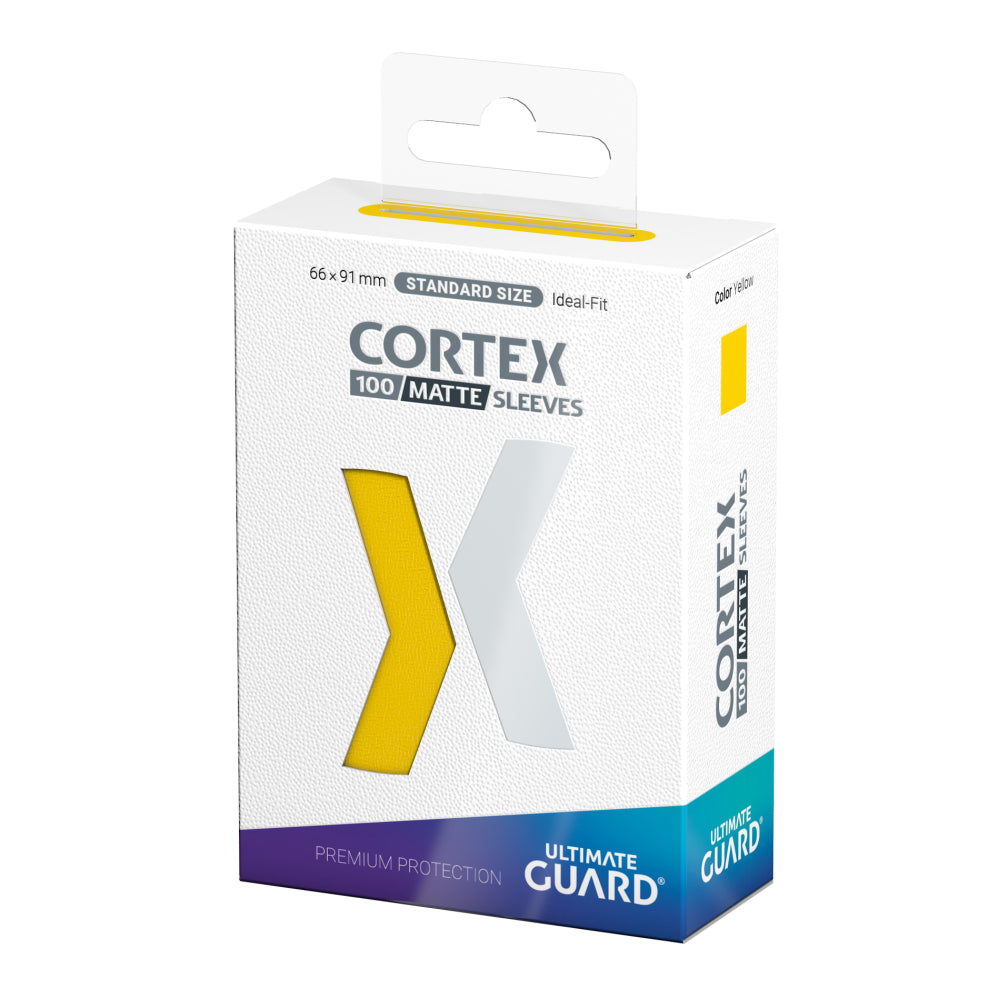 Ultimate Guard Sleeves: Cortex - Matte Yellow (100)