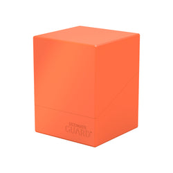 Ultimate Guard Deck Box: Boulder Deck Case - Solid Neon Orange (Holds 100+)