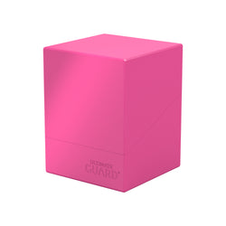Ultimate Guard Deck Box: Boulder Deck Case - Solid Neon Pink (Holds 100+)