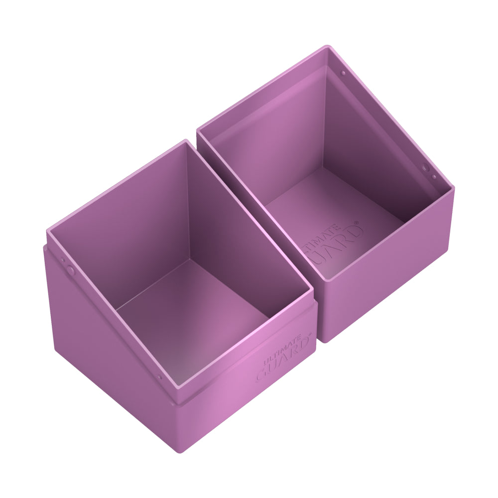Ultimate Guard Deck Box: Boulder Deck Case - Solid Lavender (Holds 100+)