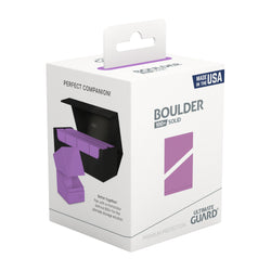 Ultimate Guard Deck Box: Boulder Deck Case - Solid Lavender (Holds 100+)