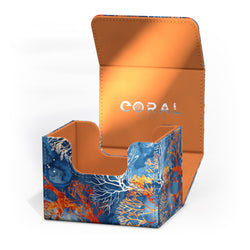 Ultimate Guard Deck Box: Coral Places Sidewinder - Fiery Reef (Holds 100+)