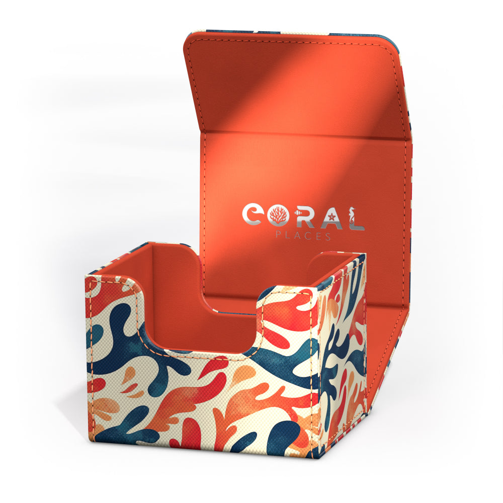 Ultimate Guard Deck Box: Coral Places Sidewinder - Mellow Sea (Holds 100+)