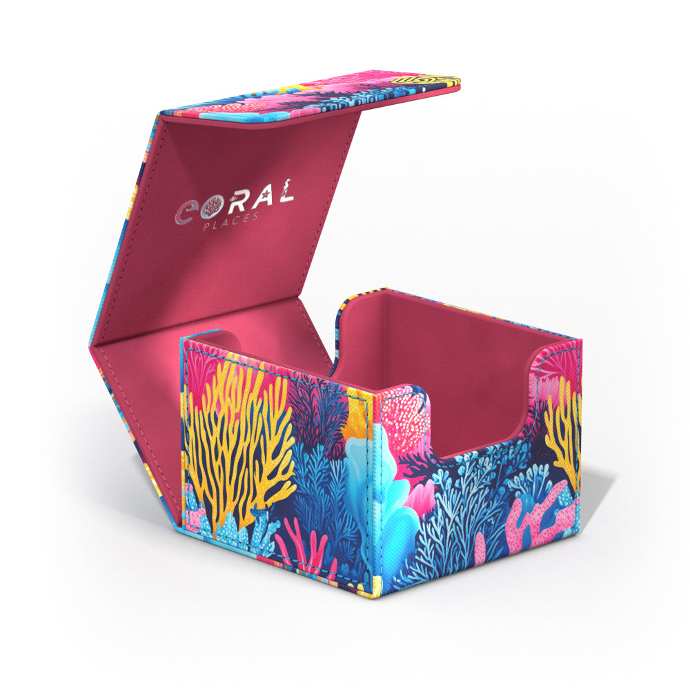Ultimate Guard Deck Box: Coral Places Sidewinder - Coral Garden (Holds 100+)