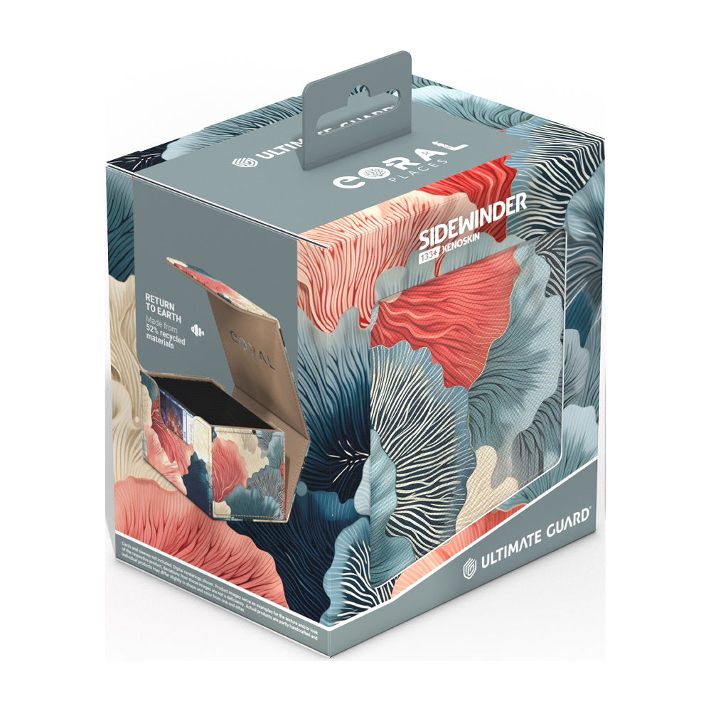 Ultimate Guard Deck Box: Coral Places Sidewinder - Reef Flowers (Holds 100+)
