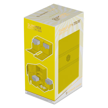 Ultimate Guard Deck Box: Twin Flip'n'Tray Summer 2025 - Dandelion (Holds 200+)