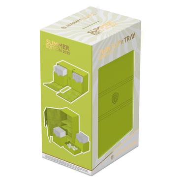 Ultimate Guard Deck Box: Twin Flip'n'Tray Summer 2025 - Lime (Holds 200+)