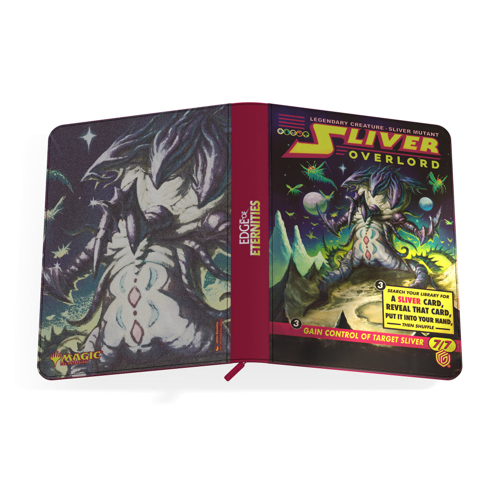 MTG Zipfolio: Edge of Eternities - Sliver Overlord (9 Pocket / Holds 360 / Ultimate Guard)