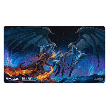 MTG Playmat: Final Fantasy - Ifrit vs Bahamut (Holofoil / Ultra PRO)