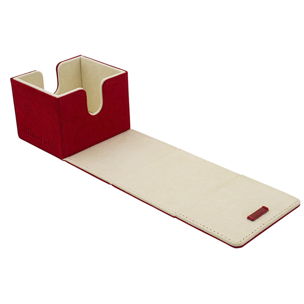 Ultra PRO Deck Box: Alcove Edge Vivid Deluxe - Red