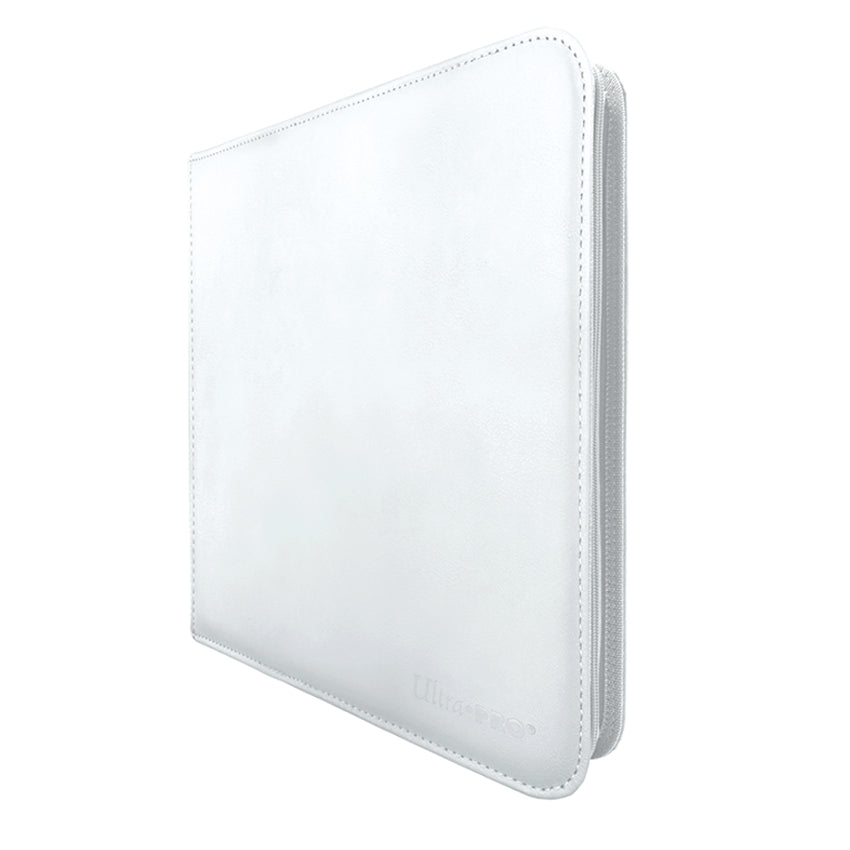 Zippered PRO-Binder: Vivid - White (4 Pocket / Holds 160)