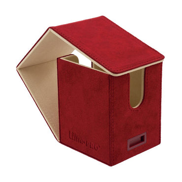 Ultra PRO Deck Box: Alcove Flip Vivid Deluxe - Red (Holds 100)