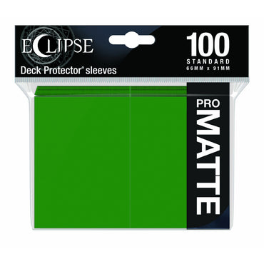 Ultra PRO Deck Protector Sleeves: Eclipse PRO-Matte - Lime Green (100 Count)