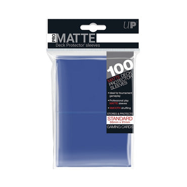 Ultra PRO Deck Protector Sleeves: PRO-Matte - Blue (100 Count)