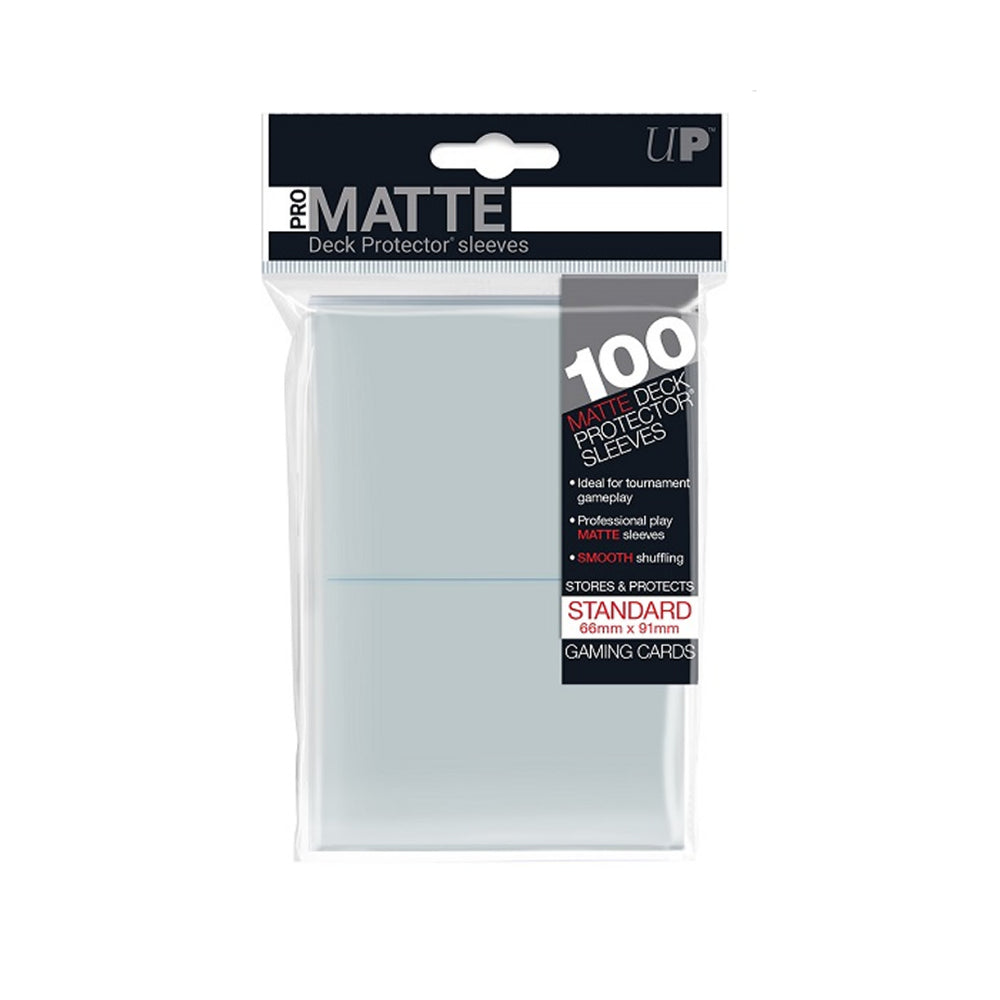Ultra PRO Deck Protector Sleeves: PRO-Matte - Clear (100 Count)