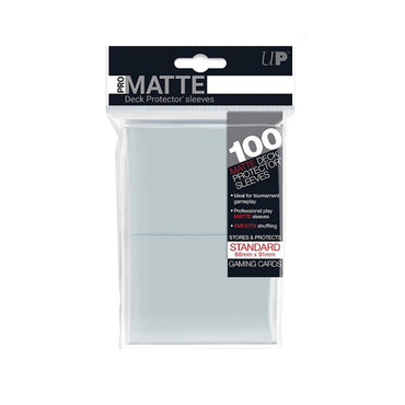 Ultra PRO Deck Protector Sleeves: PRO-Matte - Clear (100 Count)
