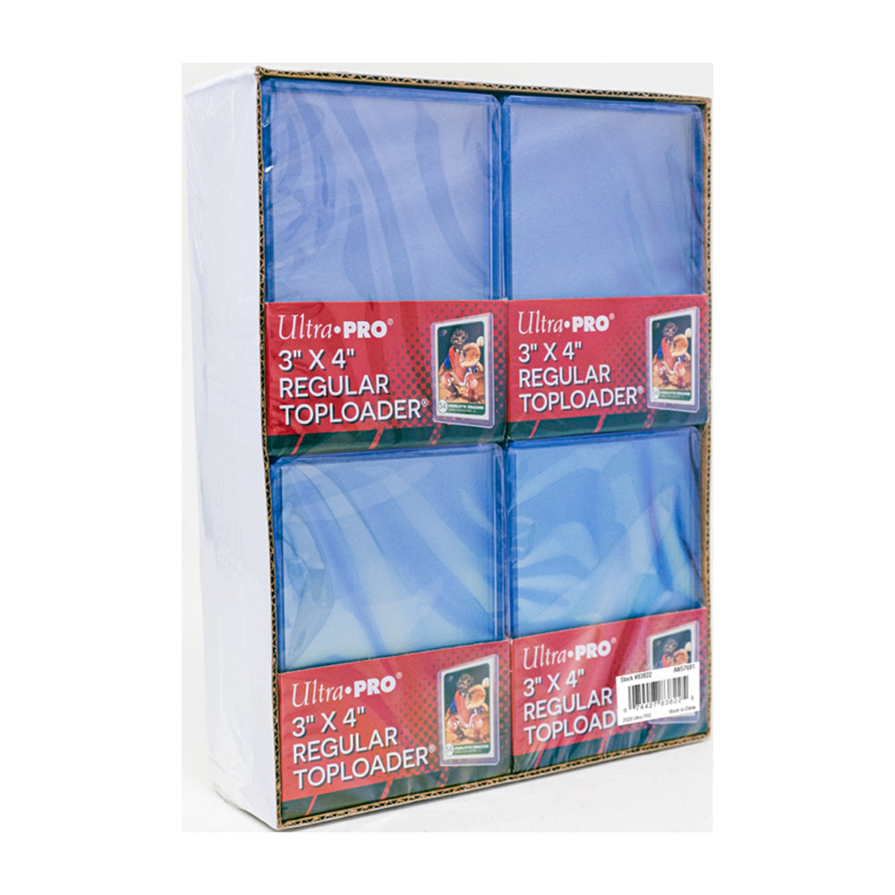 Ultra PRO Toploaders: 3"x4" Clear Border - 35PT (4x25 Count)