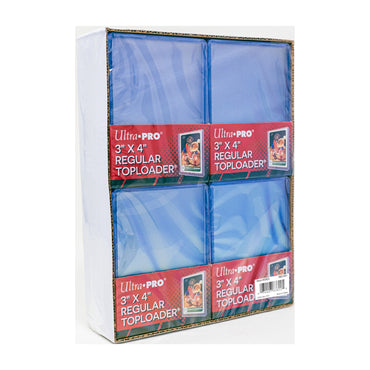 Ultra PRO Toploaders: 3"x4" Clear Border - 35PT (4x25 Count)