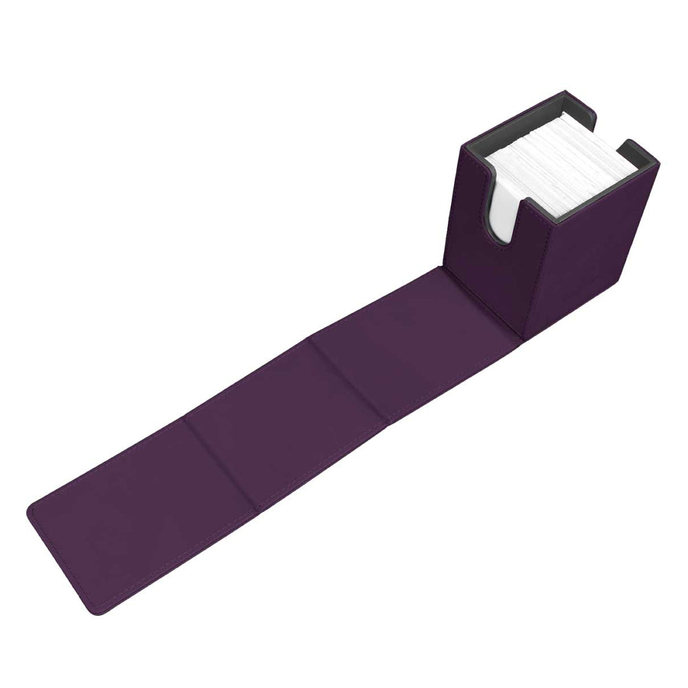 Ultra PRO Deck Box: Alcove Flip Vivid - Midnight Plum (Holds 100)