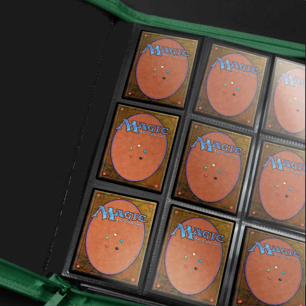 Zippered PRO-Binder: Vivid - Cool Matcha (9 Pocket / Holds 360)