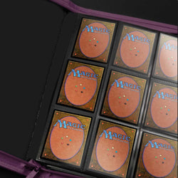Zippered PRO-Binder: Vivid - Midnight Plum (9 Pocket / Holds 360)
