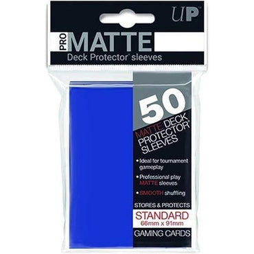Ultra PRO Deck Protector Sleeves: PRO-Matte - Blue (50 Count)