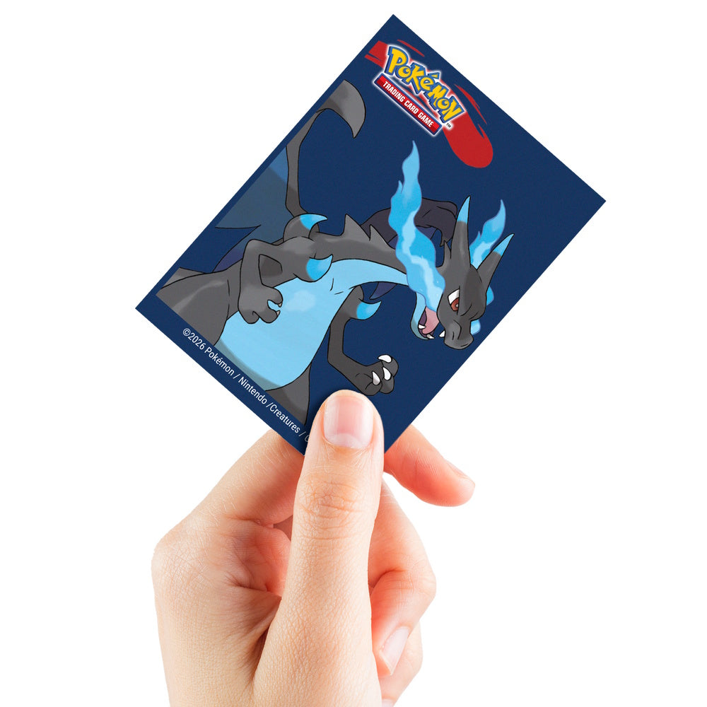 Pokemon Deck Protector Sleeves: Mega Charizard X (65 Count / Ultra PRO)