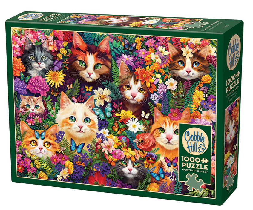 Cobble Hill Puzzles (1000 Pieces): Blooming Whiskers