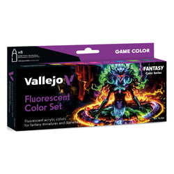 Vallejo: Game Color Fluo - Fluorescent Color Set (72.214)
