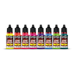 Vallejo: Game Color Fluo - Fluorescent Color Set (72.214)