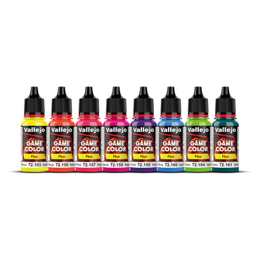 Vallejo: Game Color Fluo - Fluorescent Color Set (72.214)