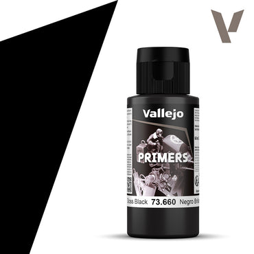 Vallejo: Primers - Gloss Black (60ml) (73.660)