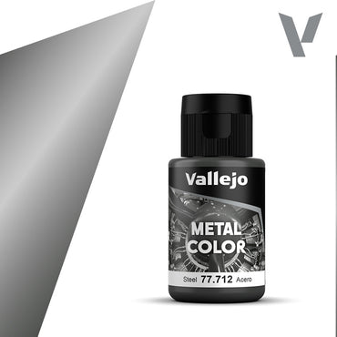 Vallejo: Metal Color - Steel (32ml) (77.712)