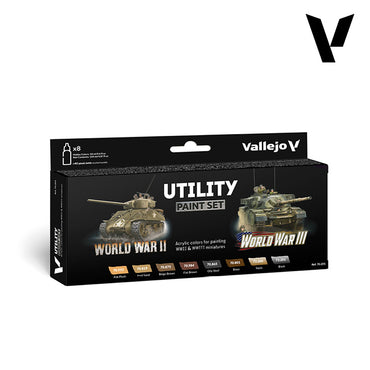 Vallejo: Utility Paint Set - World War II & World War III (70.201)
