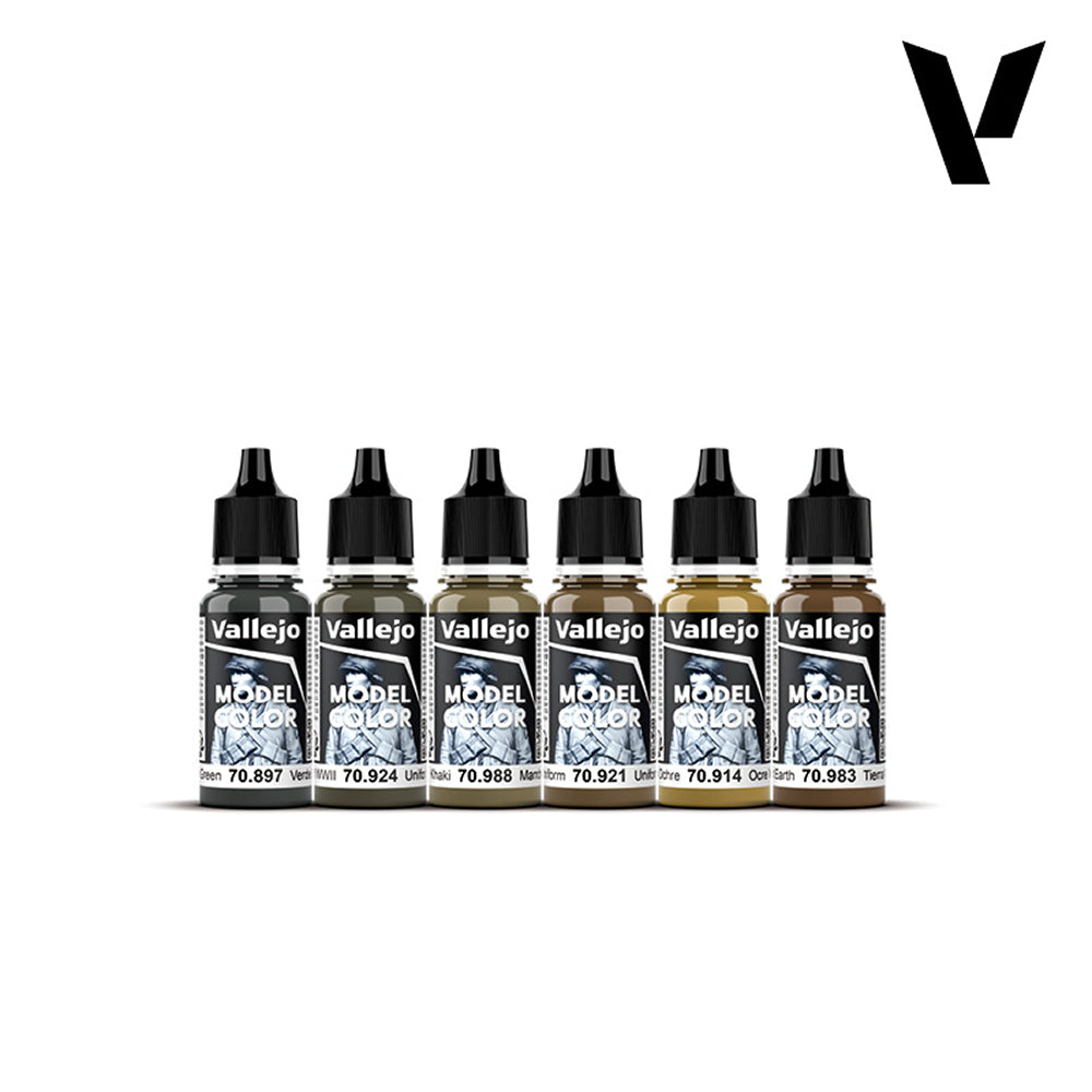 Vallejo: World War II Paint Set - British Armour & Infantry (70.204)