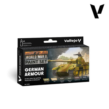 Vallejo: World War II Paint Set - German Armour (70.205)