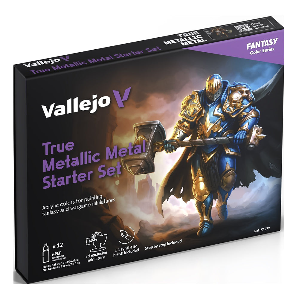 Vallejo: True Metallic Metal - Starter Set (77.272)