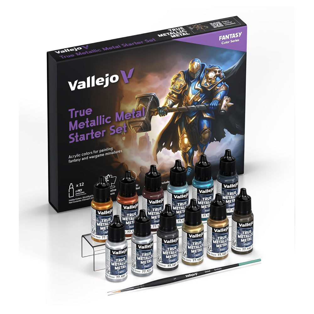 Vallejo: True Metallic Metal - Starter Set (77.272)
