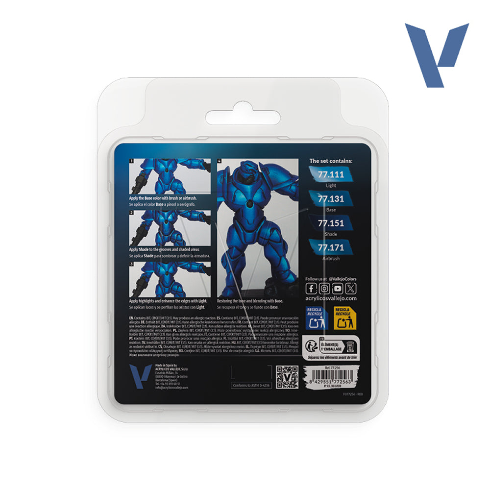 Vallejo: True Metallic Metal - Sapphire Blue Paint Set (77.256)
